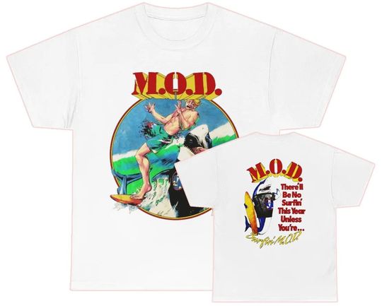 Discover Method of Destruction Surfin M.O.D. Theyll Be No Surfin This Year Shark Shirt