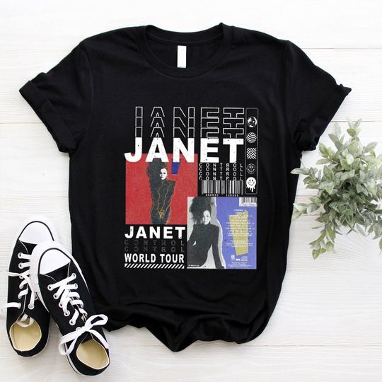 Discover Vintage Janet Jackson Concert T-Shirt