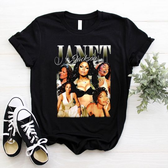 Discover Janet Jackson Together Again Tour 2023 Tshirt, Janet Jackson Vintage Tshirt
