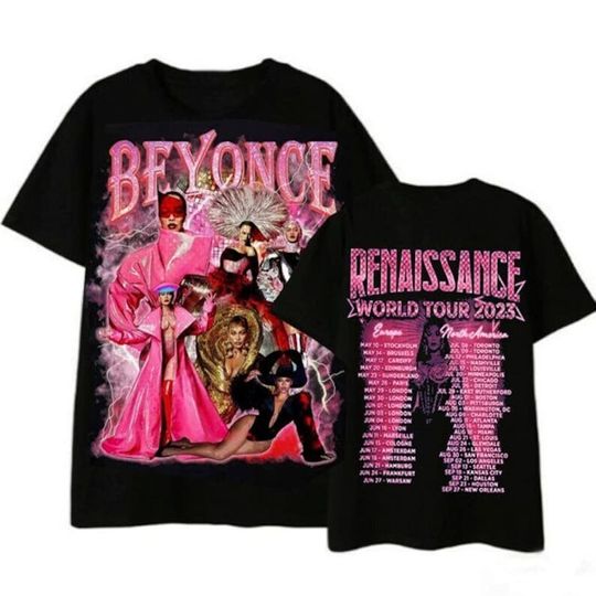 Discover Vintage Beyonce Renaissance Tour 3D Shirt, 2023 Renaissance Tour