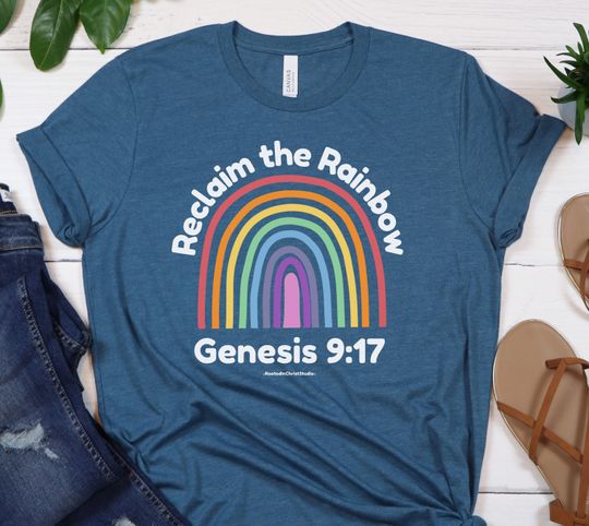 Discover Reclaim the Rainbow Shirt With Back Text,
