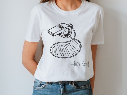 Discover Distressed Oi! Whistle! Roy Kent Tshirt for the Lasso Way Fans
