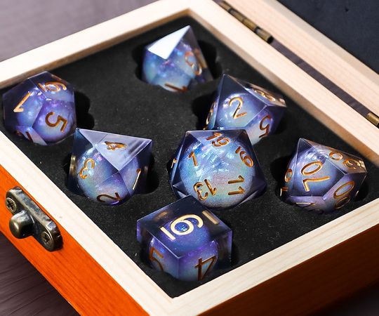 Discover Liquid core dnd dice for role playing games