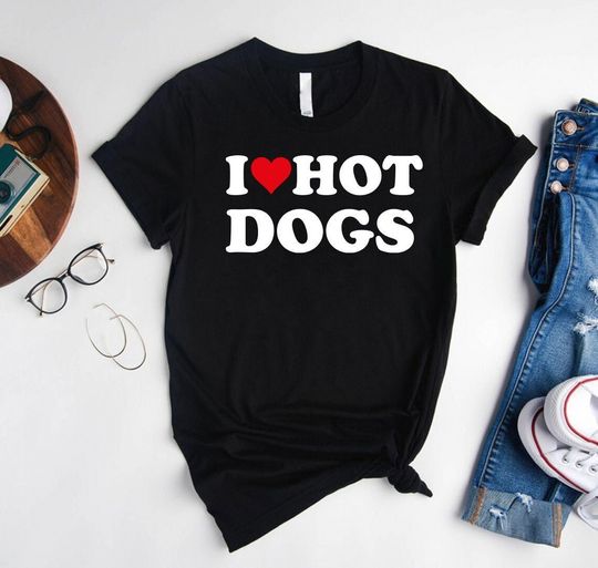 Discover Hot Dogs Shirt,I Love Hot Dogs,Hotdog Day Shirt,National Hotdog Shirt