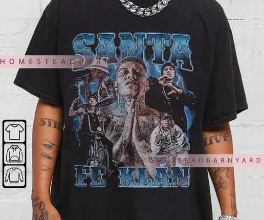 Discover Santa Fe Klan t-shirt, Santa Fe Klan Rap Hip hop Vintage shirt