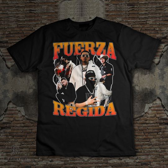 Discover Fuerza Regida vintage look t-shirt playera regional