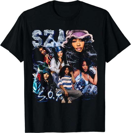 Discover Vintage Wash Sza SOS Shirt, Good Days 90s