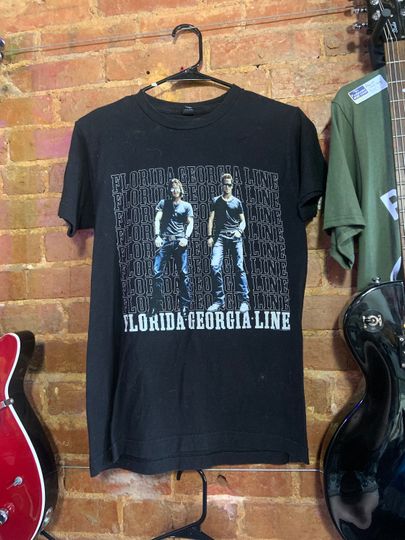 Discover Florida Georgia Line 2013 tour black T-shirt - small