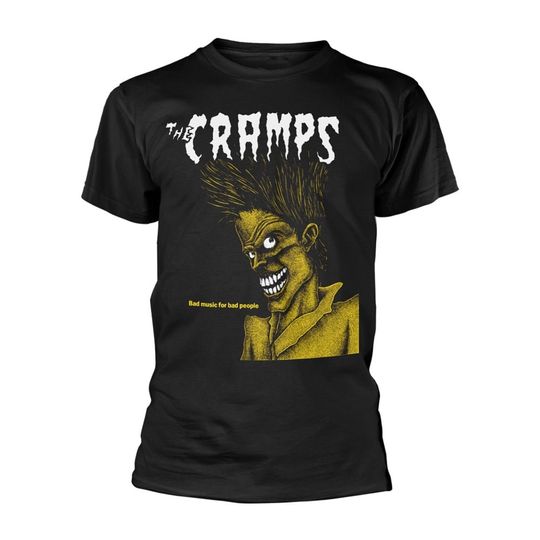 Discover The Cramps Unisex T-shirt: Bad Music For Bad People (Black)