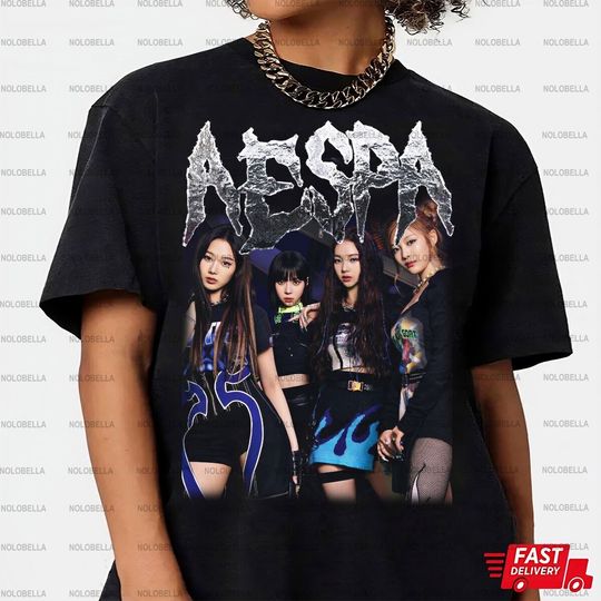 Discover Aespa Vintage Members Shirt