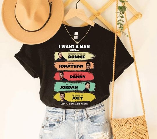 Discover I Want A Man Who Shirt, NK on The Block T-shirt, NKOT Block Shirt,
