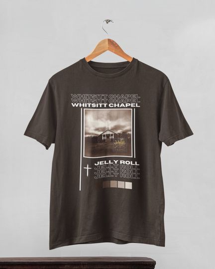 Discover Jelly Roll album cover shirt, jelly roll whitsitt chapel album