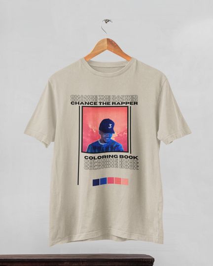 Discover Chance the rapper shirt, coloring book album cover shirt, coloring book, chance the rapper