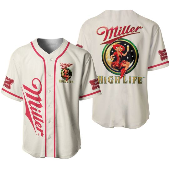 Discover Miller High Beer - Jersey baseball - Sport fashion