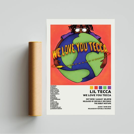 Discover Lil Tecca Poster | We Love You Tecca Poster