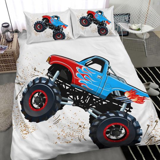 Discover Monster truck Bedding set