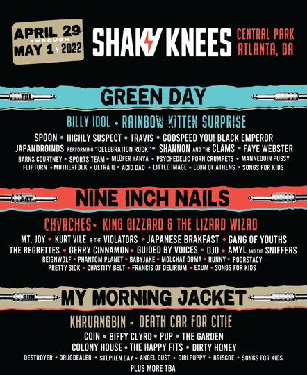 Discover shaky knees tour 2022 masmart Premium Matte Vertical Poster