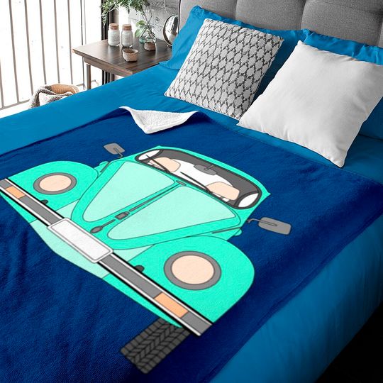 Discover V-W Beetle Themed Baby Blankets