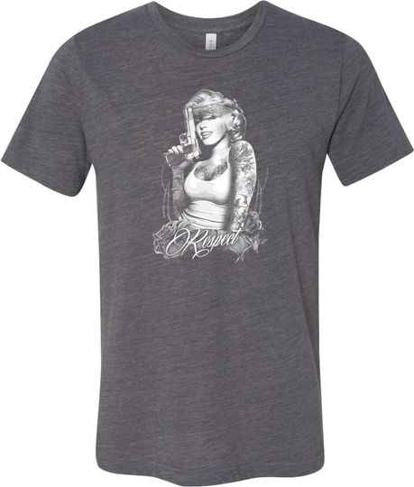 Discover Marilyn Monroe Respect Men's Burnout T-Shirt
