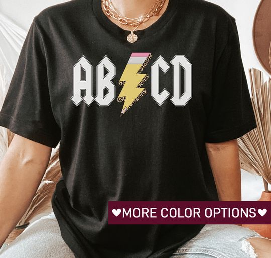 Discover ABCD Shirt, Cute Teacher Shirt, Pre-school Teacher Shirt
