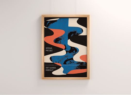 Discover Det sjunde inseglet, The Seventh Seal, alternative poster for Ingmar Bergman movie poster