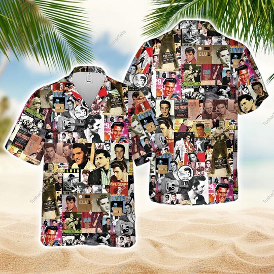 Discover 3D Elvis Presley Album Hawaiian Shirt, The King Elvis Presley Hawaiian Shirt