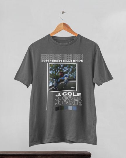 Discover J. Cole album cover shirt, 2014 forest hills drive album cover shirt,