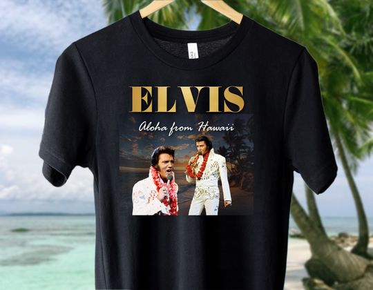Discover Elvis Presley, Aloha from Hawaii concert T-shirt