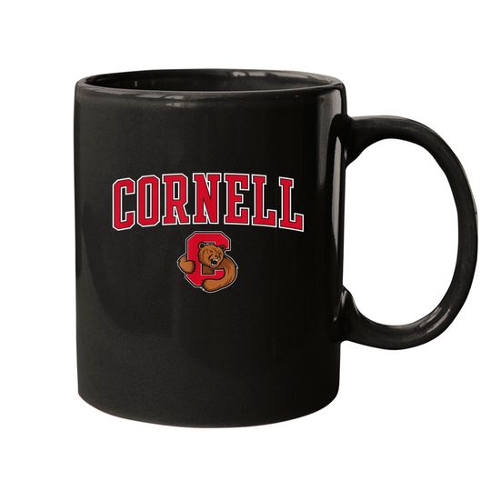 Discover Mens Cornell Big Red Apparel Black Fan Favorite Arch Mugs Mugs