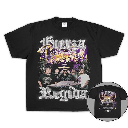 Discover FUERZA REGIDA - OTRA peda tour 2023 oversized double sided shirt