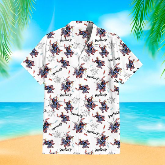 Discover Spider Punk Hawaiian Shirt, Hawaiian Shirt