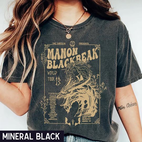 Discover Manon Blackbeak Throne of Glass, SJM Library Shirt, Rowan Merch
