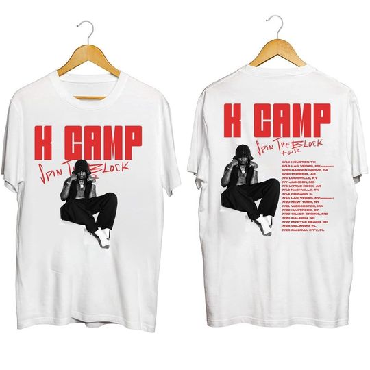 Discover K Camp Spin The Block Tour 2023 Shirt