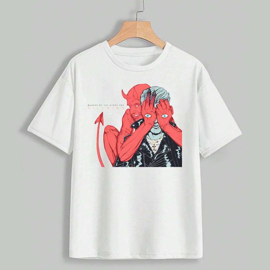 Discover Queens of the Stone Age band Villains album T-shirt