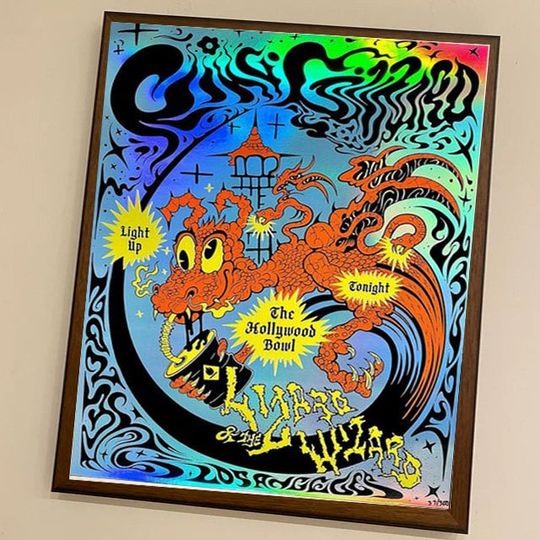 Discover King Gizzard & the Lizard Wizard Hollywood bowl,Poster