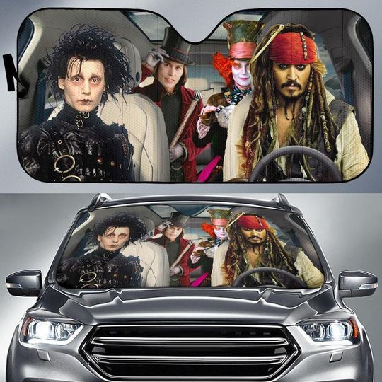 Discover Johnny Depp Car Sun Shade