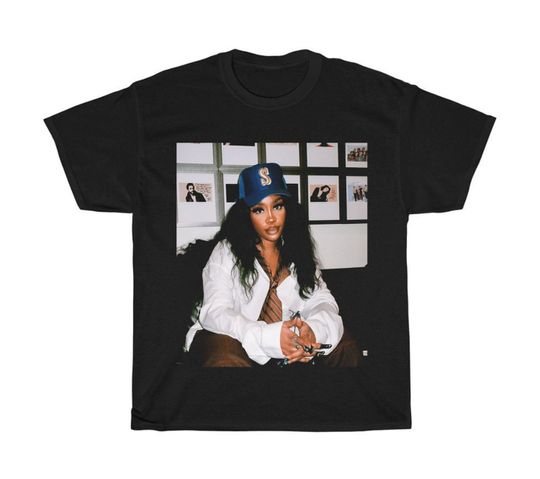 Discover Vintage SZA Bootleg 90s Black T-Shirt - Photoshoot Shirt