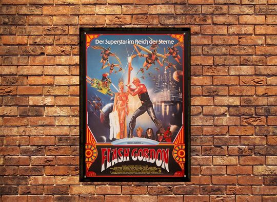 Discover Flash Gordon conquers the universe Classic movie Poster