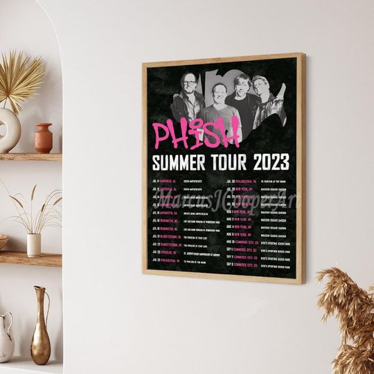 Discover Phish Summer Tour 2023 Poster, Tour 2023 Poster
