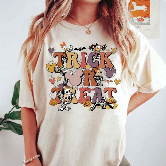 Discover Vintage Trick Or Treat Halloween Shirt