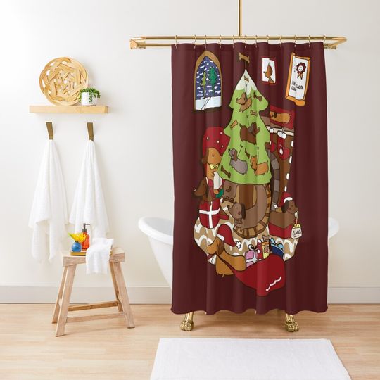Discover Have a weiner christmas! Shower Curtain