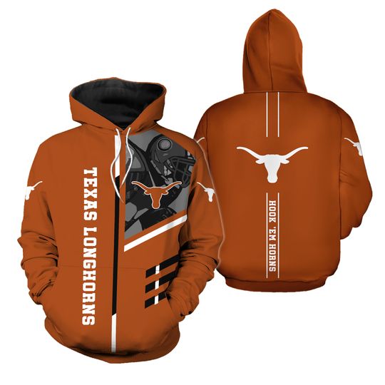 Discover Texas Longhorns 3D Hoodie