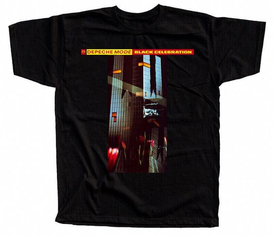 Discover Depeche Mode T-Shirt, Depeche Mode Black Celebration Album T-shirt