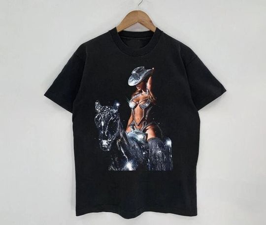 Discover Beyonce Tour 2023 Tee, Vintage Beyonce Unisex Black T-Shirt