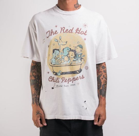Discover Vintage 1996 Red Hot Chili Peppers Tour T-Shirt