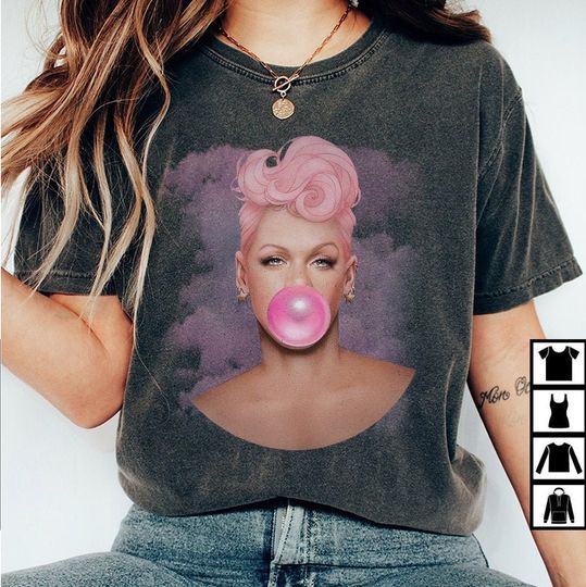 Discover P!NK Shirt, Pink bubblegum Shirt, P!nk Summer Carnival Tour 2023 Shirt
