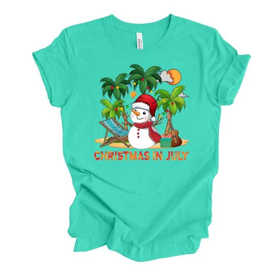 Discover Christmas in July, Christmas Snowman in July,