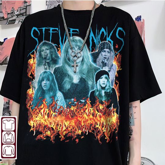 Discover Stevie Nicks Black Metal Merch