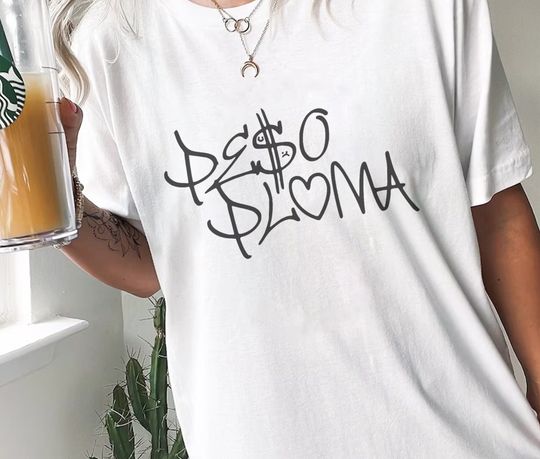 Discover Peso Music Shirt, Gift For Fan Sweatshirt World Tour 2023 Shirt, Pluma Concerts Fan Tee