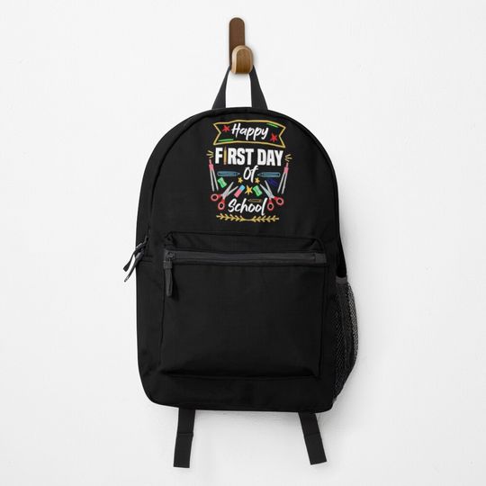 Discover Happy First Day Of School, funny & cute design for the first day of school, for back to school Backpack